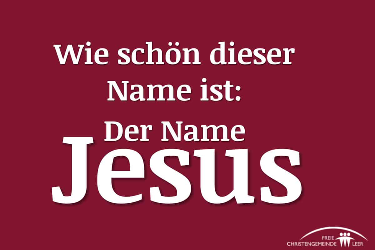 Der Name Jesus
